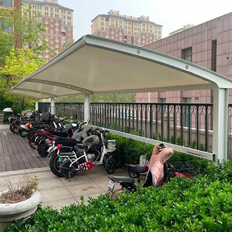 东乡族自治县膜结构电动车棚